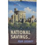 C.D. Watkiss Grafton, original gouache design for a National Savings poster, 'National Savings -