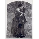 Thomas Oldham Barlow after Sir John Everett Millais, mixed method engraving on chine collé, 'A