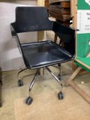 An Armet B32 swivel desk chair, width 57cm, height 83cm