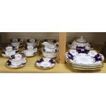 A Coalport part tea set