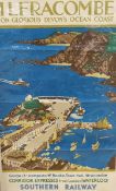 Kenneth Denton Shoesmith (1890-1939), lithographic poster for Southern Railways, 'Ilfracombe on