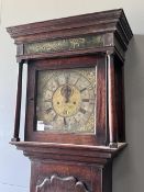 A George III oak eight day longcase clock, marked Coldwell, Appleton, height 203cm