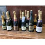 18 bottles of champagne and sparkling wine to include Bollinger, Pol Remy, Mumm and Brendon.