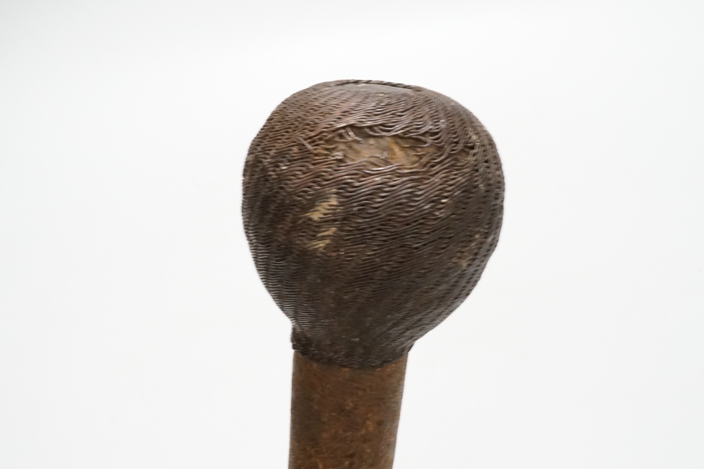 A Zulu hardwood Knobkerrie, 56cm long - Image 2 of 4