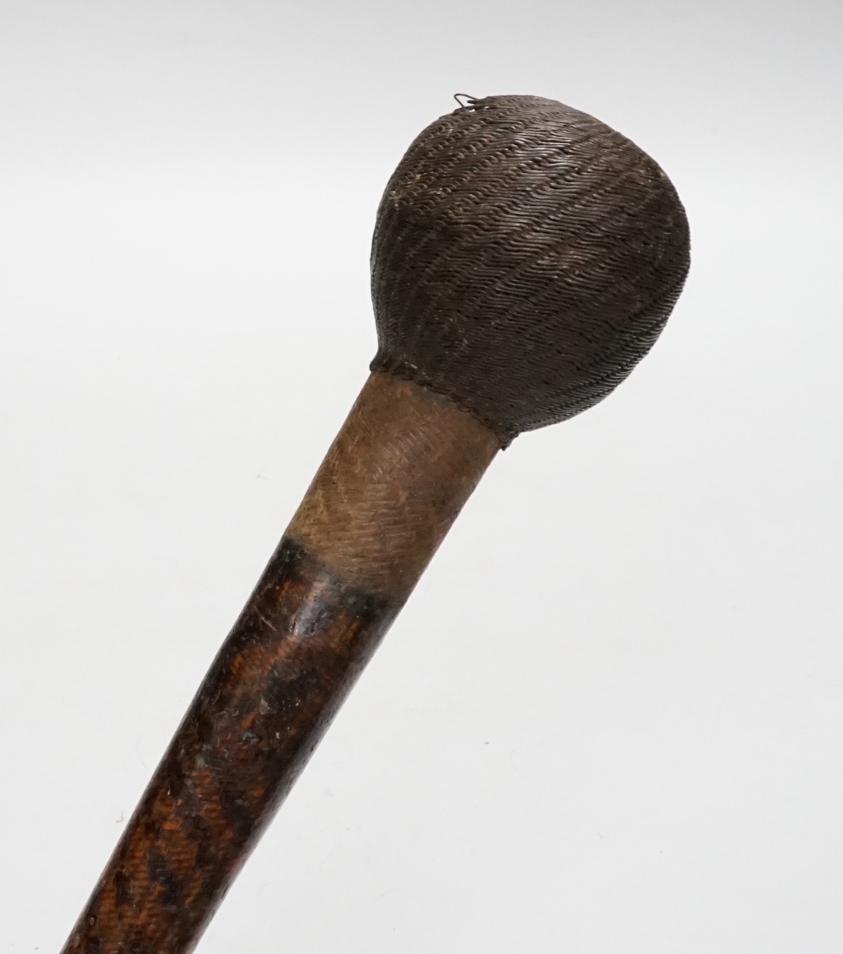 A Zulu hardwood Knobkerrie, 56cm long