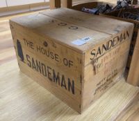 A case of Sandeman vintage port 1977