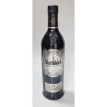 A bottle of Glenfiddich Caoran Reserve 12 year single malt whisky