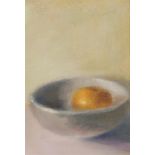 Michelle Maddox, oil on paper, Clementine still life, inscribed and signed verso and dated 2021,