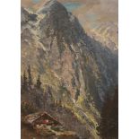 Otto Hunte (German, 1881-1960), oil on canvas, 'Steilwain & Barfusch (Zell aux See)', signed, 90 x