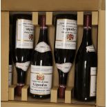 Twelve bottles of Paul Jaboulet Aine Gigondas, 1990, purchased from The Wine Society.