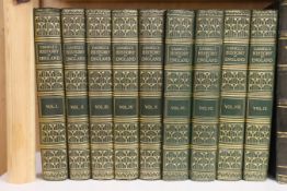 ° ° Cassell - Cassell’s History of England, special edition, 9 vols, 4to, half green calf, Cassell