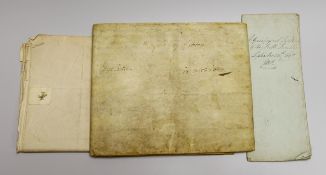 A Charles II Indenture on vellum, in English, relating to land at Hoton [a village in