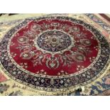 A Turkish Sparta circular carpet, 253 x 245cm