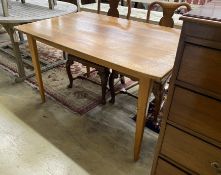 A mid century Gordon Russell, Broadway, rectangular teak dining table, length 130cm, width 82cm,