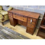 An Edwardian George III style mahogany enclosed washstand, width 132cm, depth 51cm, height 80cm