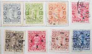 British Empire collection in two albums including 19th century stamps