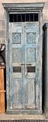 An Indonesian painted hardwood tall cabinet, width 81cm, depth 39cm, height 247cm