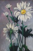 Phillip Harrison, oil on canvas, Still life of daisies, signed and dated 1965, 90 x 60cm (a.f.)