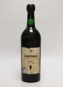 A vintage bottle of 1963 Sandeman's Port