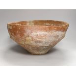A Palestine pottery bowl, circa 3200-2500 BC, 35cm diameter