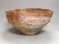 A Palestine pottery bowl, circa 3200-2500 BC, 35cm diameter