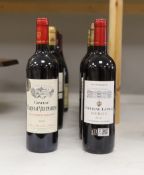 Twelve bottles of wine including Margaux Chateau Giscours 1975, Margaux Chateau Deyrem Valentin