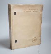 ° ° Collected Verse Of Rudyard Kipling, de luxe edition, vellum, limited edition 144 of 500,