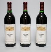 A set of twelve bottles of Weinart Merlot wine