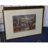 A set of four 19th century colour lithographs, The Great Exhibition, each 37 x 27cm