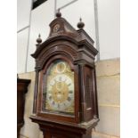 A George III mahogany eight day longcase clock, marked Goodwin, London, height approx. 268cm