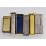 Six various Dunhill lighters
