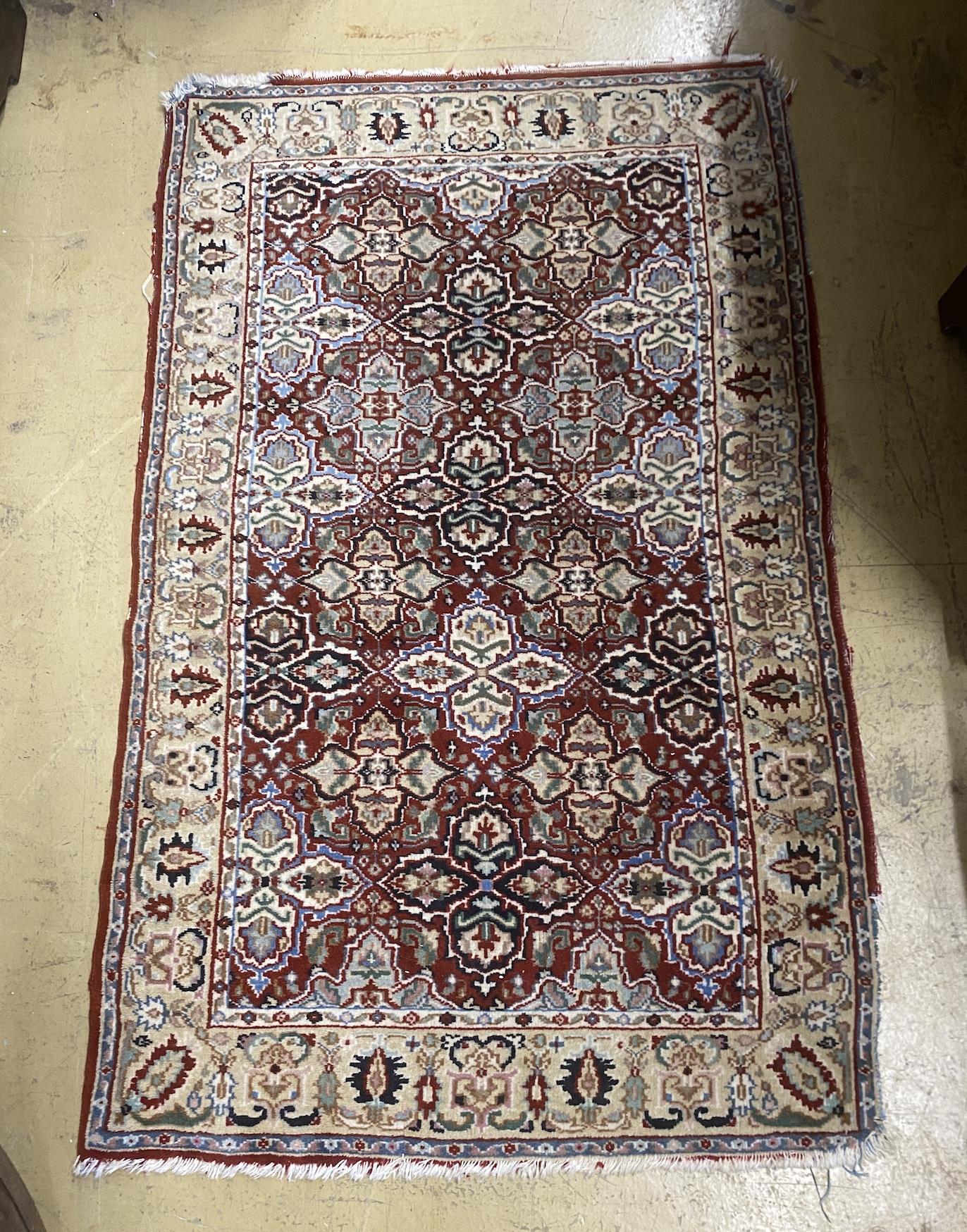 A North West Persian rug and a Bokhara rug, larger 114 x 84cm - Image 2 of 8