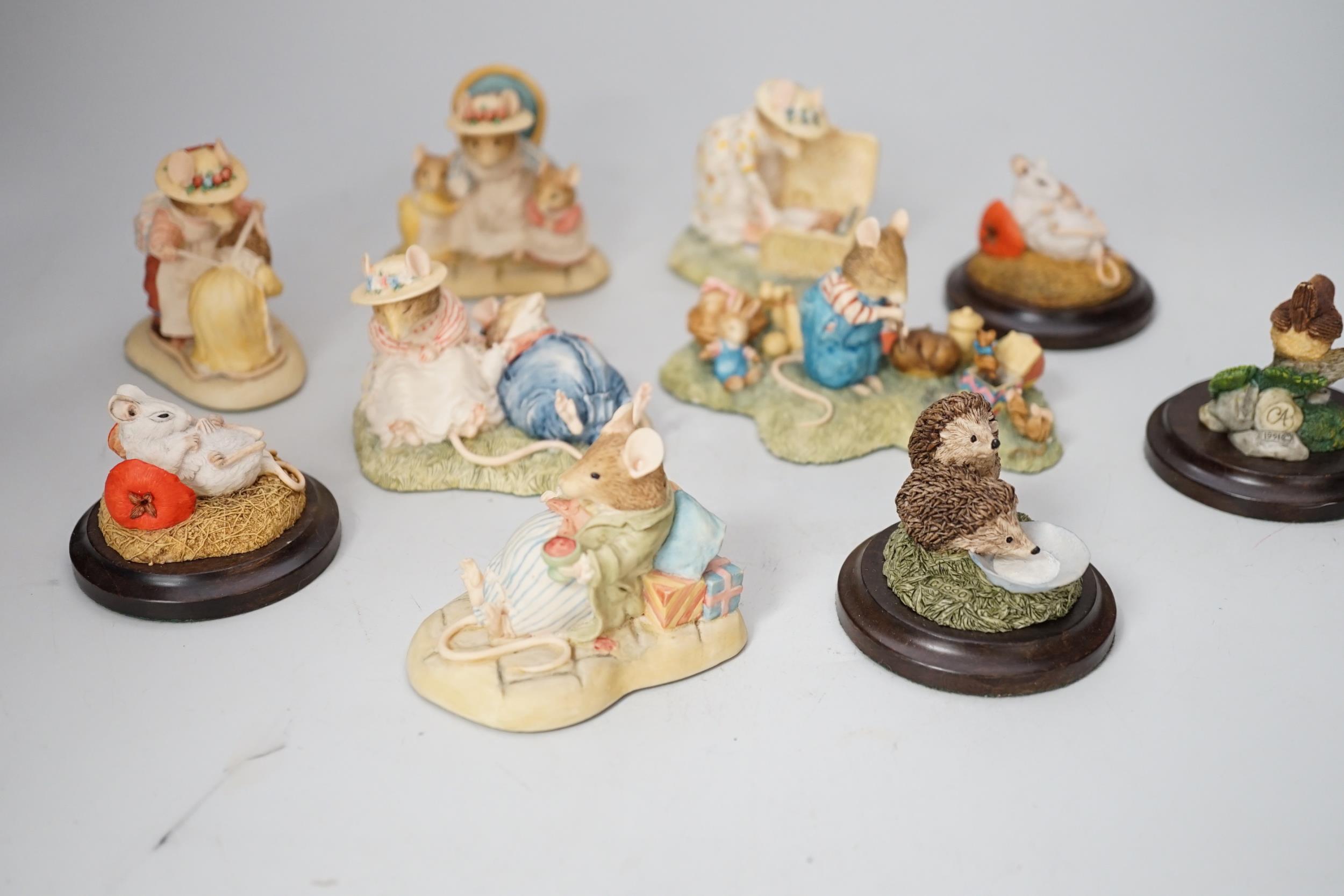 A collection of Border Fine Arts “Brambly Hedge” figurines, - Image 7 of 7
