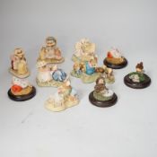 A collection of Border Fine Arts “Brambly Hedge” figurines,