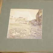 A 19th century watercolour album together with various scrap albums etc