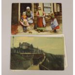 A large and varied collection of over 1,500 early 20th century and later postcards, varying