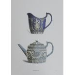 W. Griggs, pair of chromolithographs, Wedgwood Jasperware plates, LVI & XLIV, each 46 x 33cm