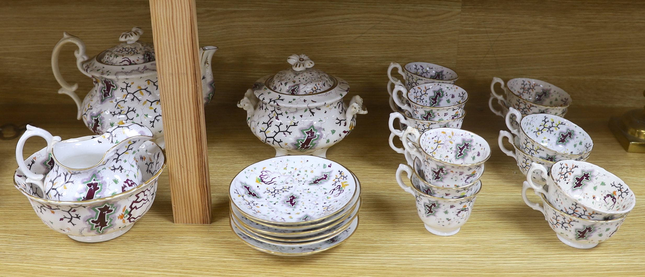 A Victorian teaset