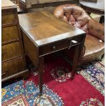 A George III mahogany Pembroke table, width 53cm, depth 84cm, height 72cm