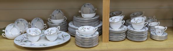 Royal Worcester 'Chevy Chase' pattern part dinner service