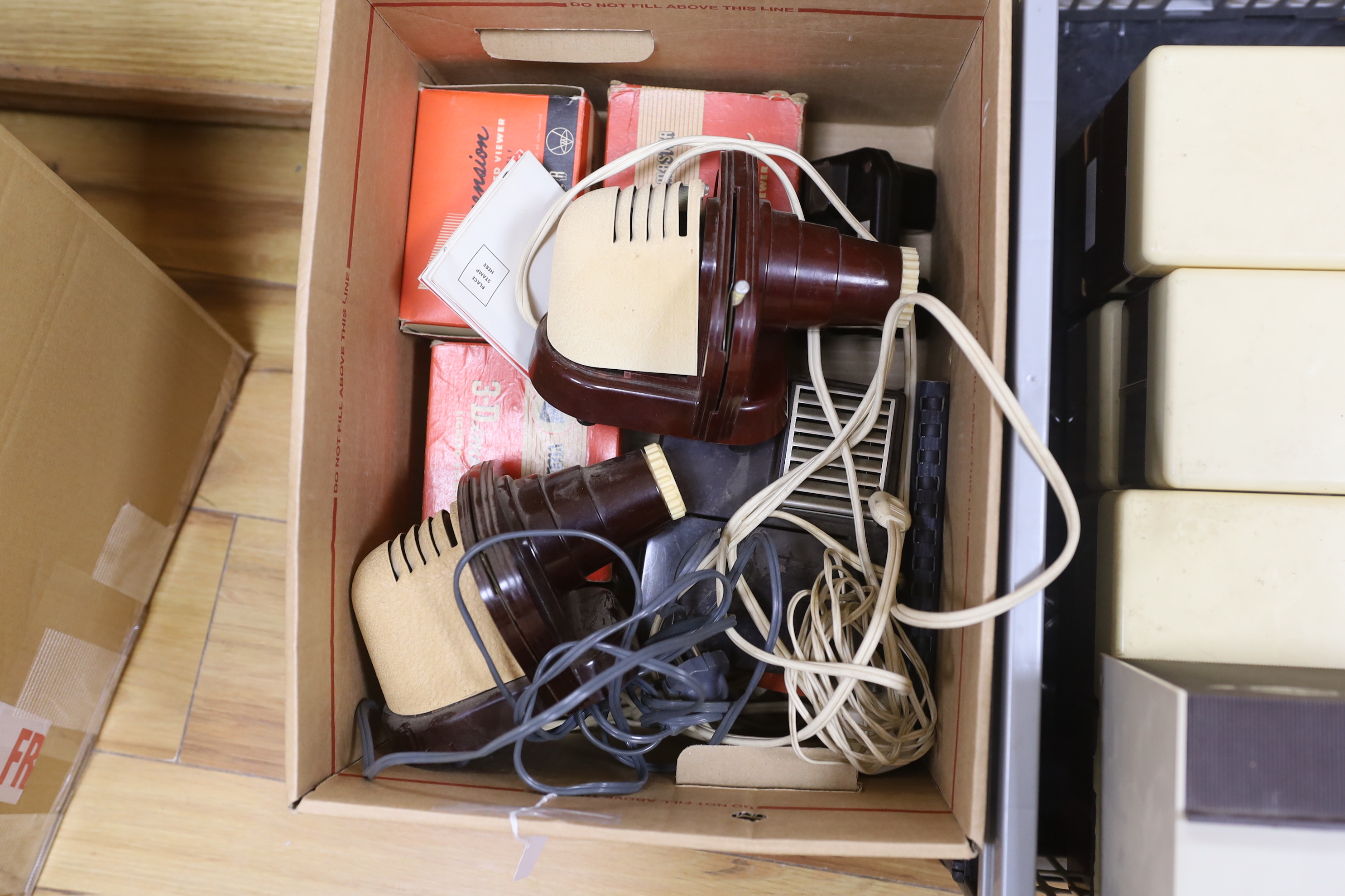 Three View-Master projectors and four View-Master viewers, together with eight View-Master plastic - Image 2 of 6