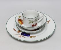A Royal Worcester “Evesham Vale” eight place setting, dinner and coffee service