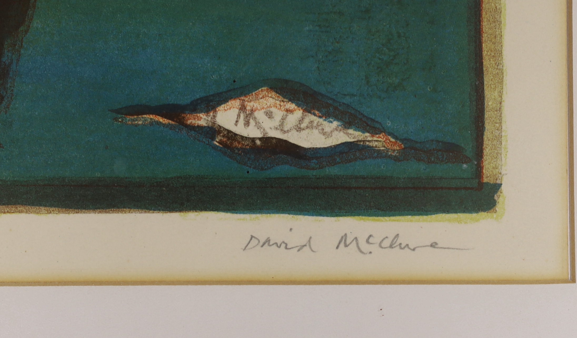 David McClure (1926-1998), colour screenprint, 'Moonlight Sonata', signed in pencil, limited edition - Image 3 of 4