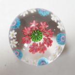 A Clichy miniature paperweight, approximately 4.5cm diameter