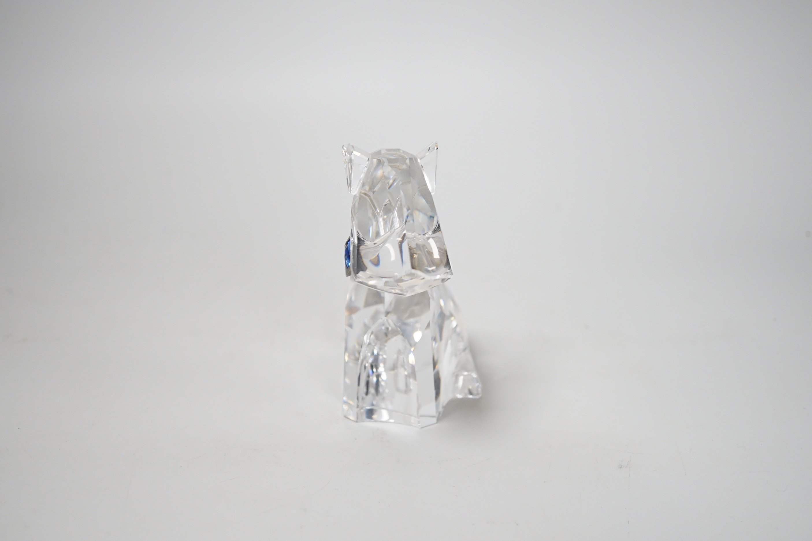 A boxed Swarovski glass terrier, 12cm - Image 3 of 5