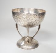 An Arts & Crafts hammered silver plated trophy, 1929 ‘The Richard Burbidge Cup’ Richard Burbidge was