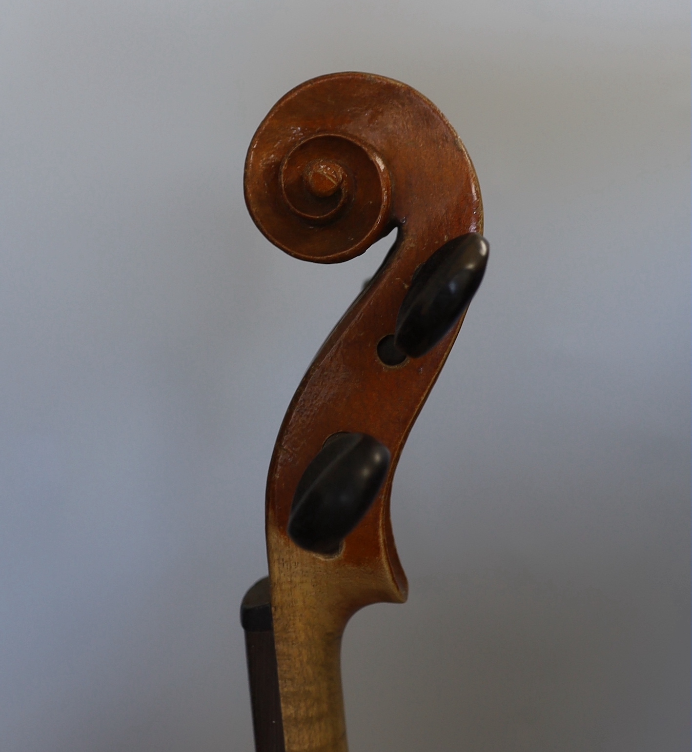 A full sized German violin and case, violin 60cm long - Image 4 of 13