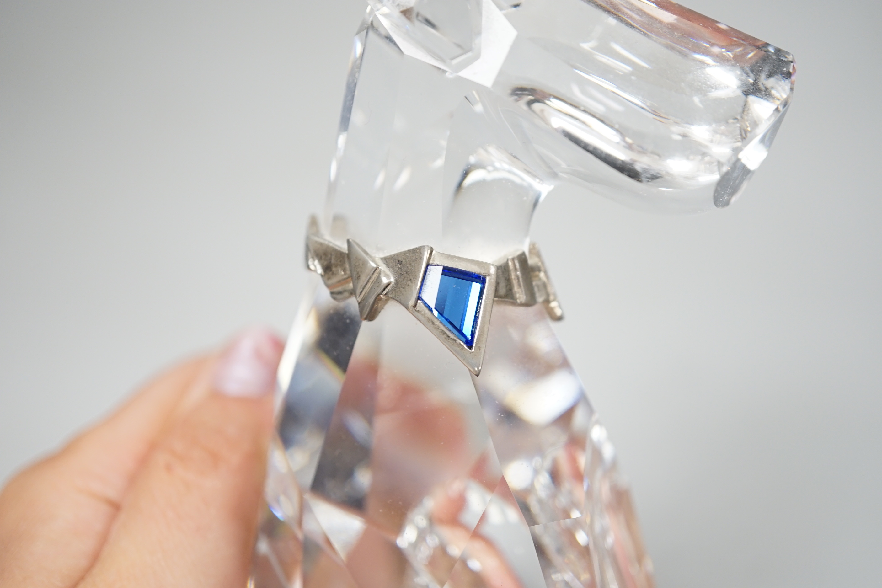 A boxed Swarovski glass terrier, 12cm - Image 5 of 5