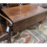 A Regency mahogany Pembroke breakfast table, width 95cm, depth 55cm, height 70cm
