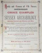 ° ° SUSSEX - Horsfield, Rev. Thomas Walker - The History, Antiquities, and Topography of the